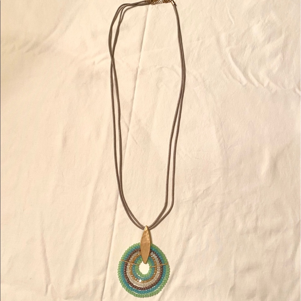 Multicolored beaded necklace